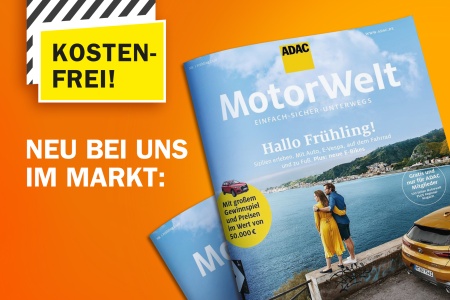 Jetzt bei uns: die ADAC Motorwelt