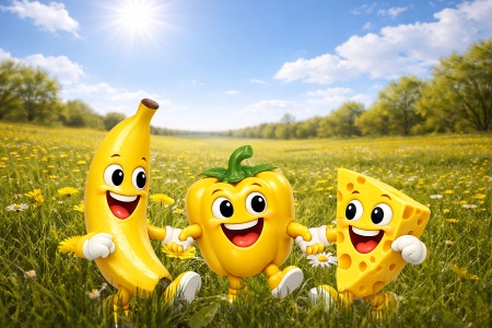 Kaufen Sie doch mal gelb!