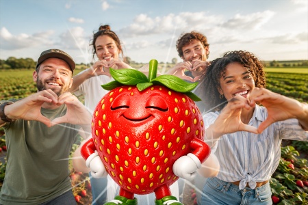 Alle lieben Erdbeeren