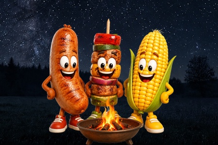 Feuer, Feiern, Sommeranfang