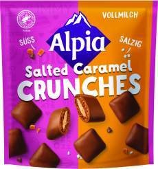  Alpia Salted Caramel Crunches, Mais Erdnuss Crispies
oder Schoko Brezeln