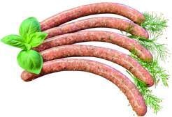  Grobe Bärlauch-Bratwurst 