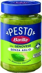  Barilla  Pesto oder
Pastasaucen