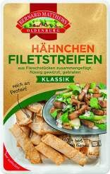  Bernard Matthews Hähnchen- oder
Puten-Filetstreifen
