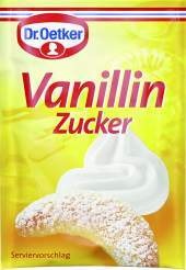  Dr.Oetker  Vanillin Zucker oder
Backin Backpulver
