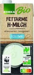  Fettarme Bio H-Milch oder Bio H-Vollmilch 