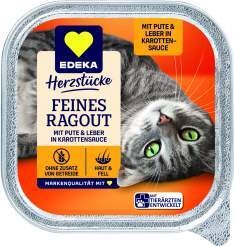  Herzstücke Katzenmenü Feines Ragout
oder Pastete