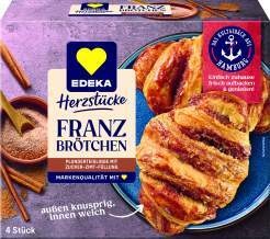  Herzstücke Franzbrötchen Plunderteiglinge