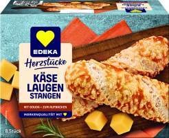  Herzstücke Mini Laugen-Kreationen
oder Käse-Laugenstangen