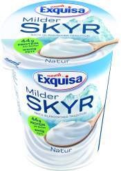  Exquisa milder Skyr Natur, Fitline Protein, Zero Quark-Joghurt-Creme oder Quark-Genuss