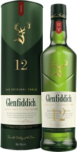  Glenfiddich Single Malt Scotch Whiskey 