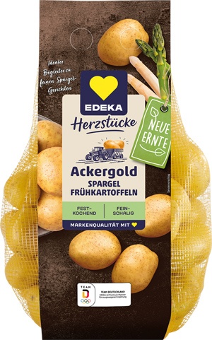 Spanien Herzstücke Spargelfrühkartoffeln 