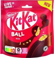  KitKat oder Lion Ball
Knusprige Weizencerealien mit Milchschokolade