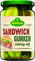  Kühne Sandwich Gurken