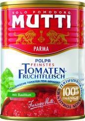  Mutti    Tomatenmark,
geschälte Tomaten oder Polpa