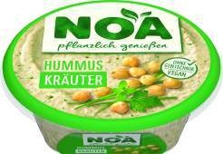  Noa Hummus oder
pflanzlicher Brotaufstrich