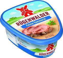  Rügenwalder Teewurst oder 
Pommersche Leberwurst