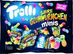  Trolli  Original Hits oder
Saure Glühwürmchen minis