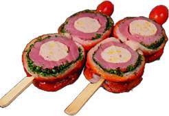  Würstel-Filetspieße 