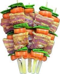  Yakitori-Bauchspieße 