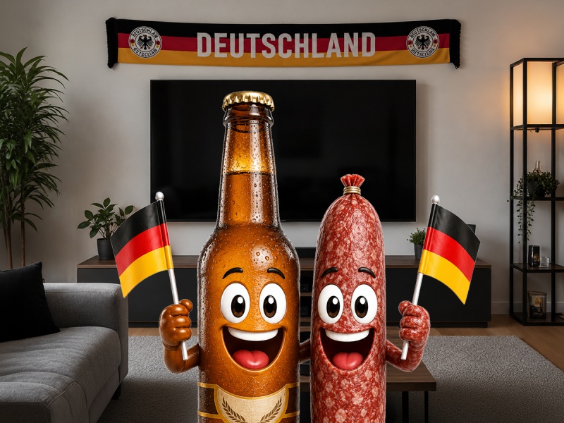 Fußballabend mit Snacks von aktiv & irma