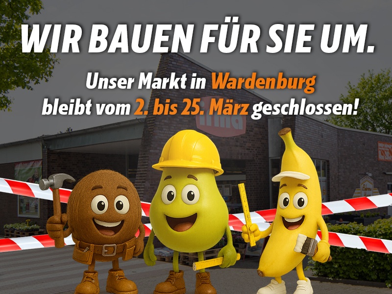 Umbau bei aktiv & irma Wardenburg